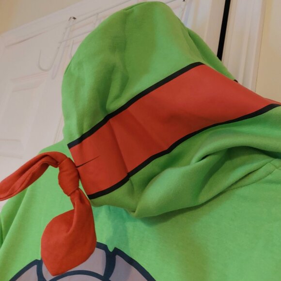 BNWT Teenage Mutant Ninja Turtles Raphael Cosplay Hoodie - Picture 8 of 8